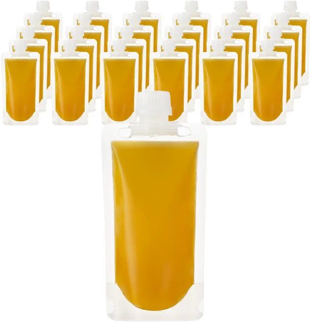 코멧 투명 스파우트 음료 파우치 200 mL, 입구지름 22mm, 25개입, 1개 - 쿠팡