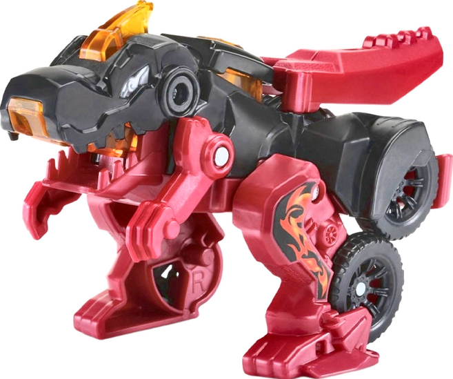 vtech 偉易達聲光變形恐龍車 霸王龍 布雷茲, 霸王龍 布雷茲 黑色 + 紅色, 1個