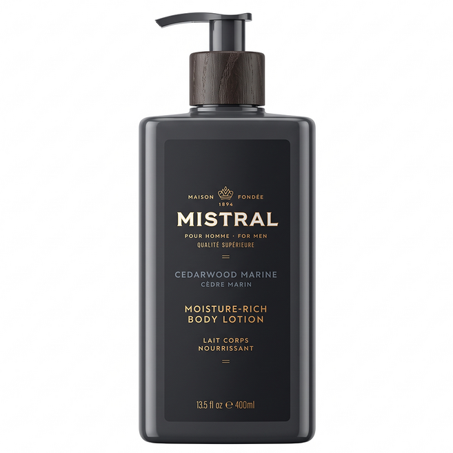 MISTRAL BODY 身體保濕乳液 海洋雪松, 400ml, 1瓶