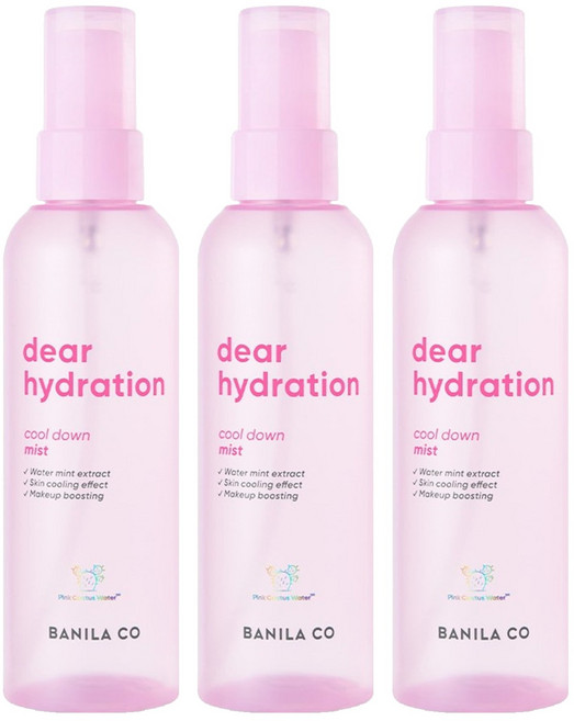바닐라코 디어 하이드레이션 쿨 다운 미스트, 3개, 99ml