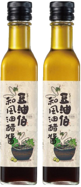 豆油伯 和風油醋醬, 250ml, 2瓶