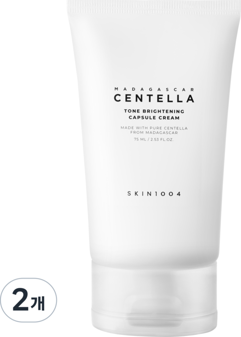 스킨1004 센텔라 톤 브라이트닝 캡슐 크림, 75ml, 2개