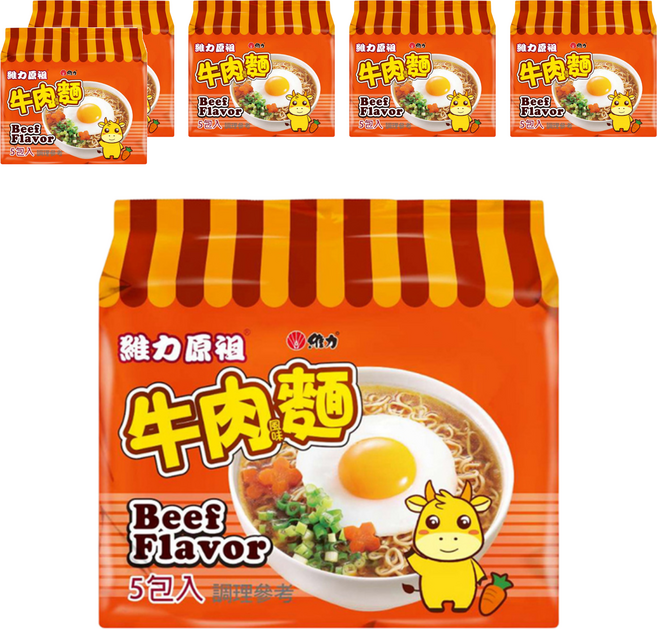 維力 原祖 牛肉風味麵 70g, 30包