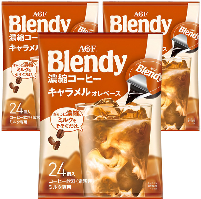 블랜디 포션커피 카라멜향, 18g, 24개입, 3개