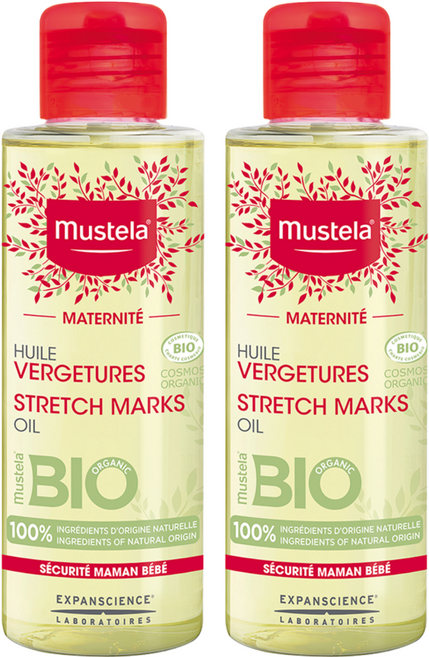 mustela 慕之恬廊 孕膚油, 2瓶, 105ml