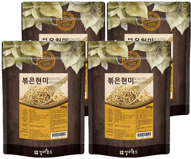 컬러푸드 볶은 현미, 300g, 4개