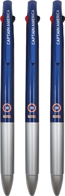 1977 ATTO Marvel 復仇者聯盟 三色原子筆 0.7mm, 顏色隨機, 3支