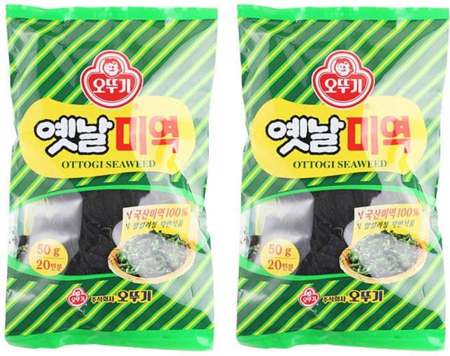 오뚜기 옛날 미역, 50g, 2개