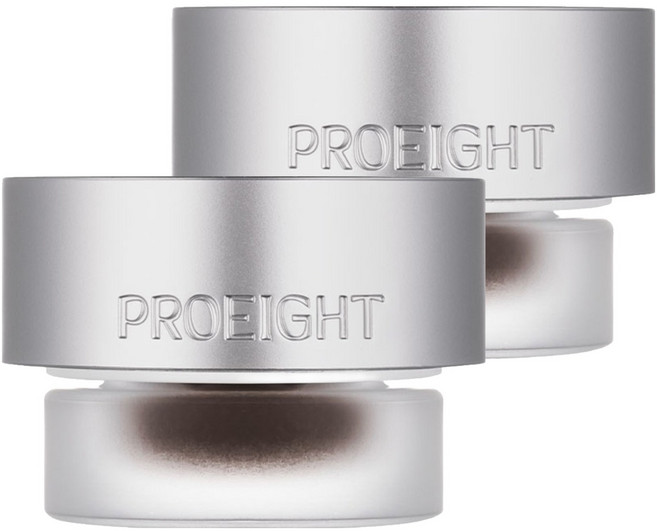 프로에잇 스테이 온 젤 아이라이너 3.7g, 02 다크브라운, 2개