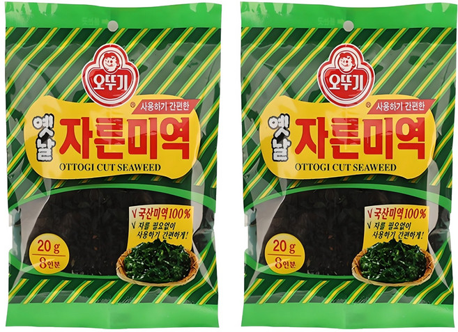 오뚜기옛날 자른미역, 20g, 2개