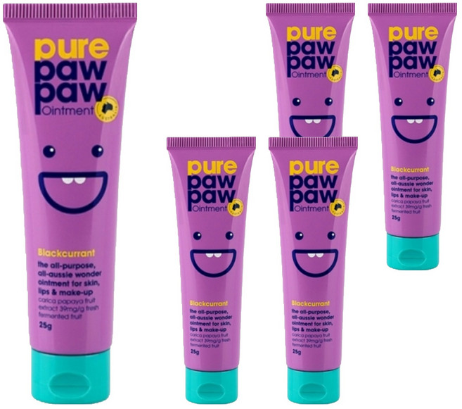 purepawpaw 澳洲神奇萬用木瓜霜 黑醋栗, 25g, 5條