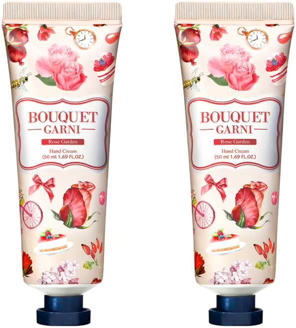 부케가르니 핸드크림 로즈가든, 50ml, 2개