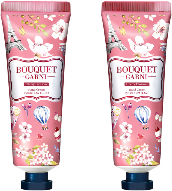 부케가르니 핸드크림 체리블라썸, 50ml, 2개