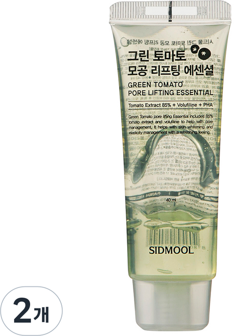 시드물 그린 토마토 모공 리프팅 에센셜, 2개, 40ml