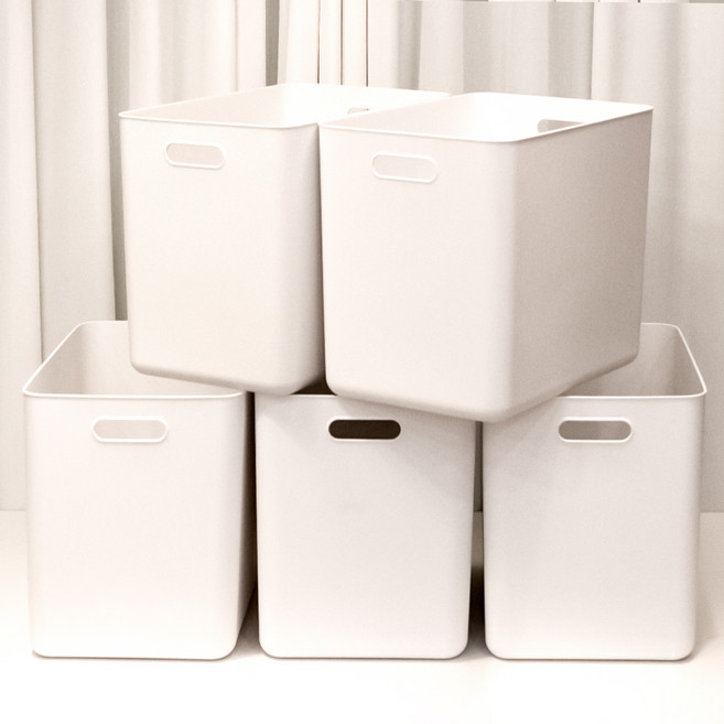 아임홈리빙 지니 팬트리 바스켓, 화이트, 5개