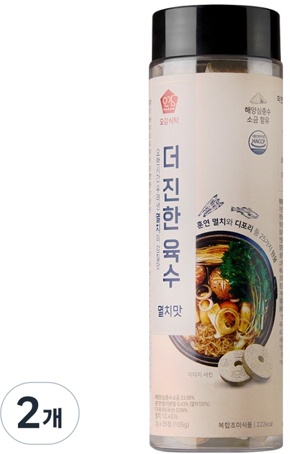 오감식탁 더 진한 육수 멸치맛 35p, 105g, 2개