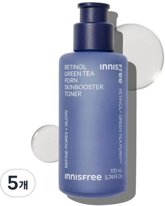 INNISFREE A醇PDRN水光奇積水, 170ml, 5個