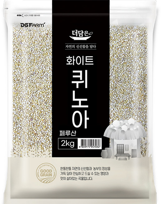 더담은 화이트 퀴노아, 2kg, 1개