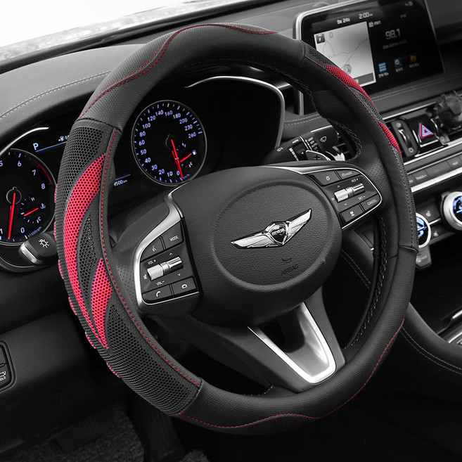 엑스핏 완벽한 그립감 실리콘 핸들커버 전차종공용, 레드