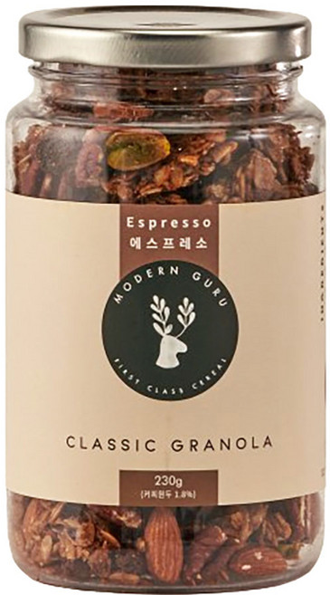 모던구루 클래식 에스프레소 그래놀라, 230g, 1개