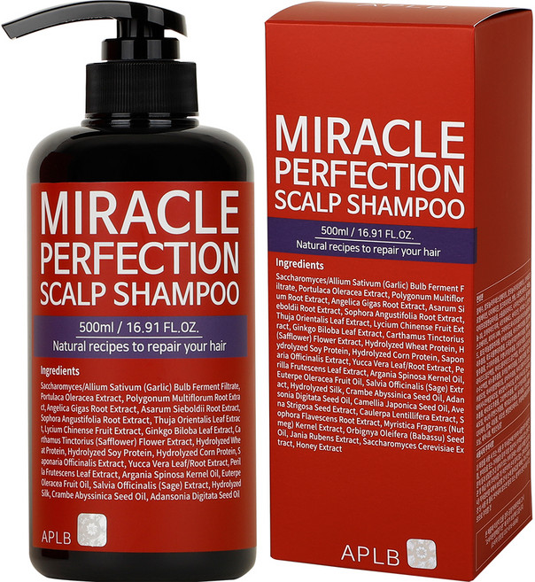 에이플비 미라클 퍼펙션 스칼프 두피 샴푸, 500ml, 1개