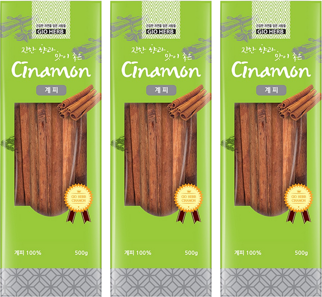 주일상사 통 계피, 500g, 3개