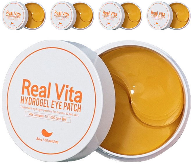 프레티 리얼 비타 하이드로겔 아이패치, 60개입, 5개