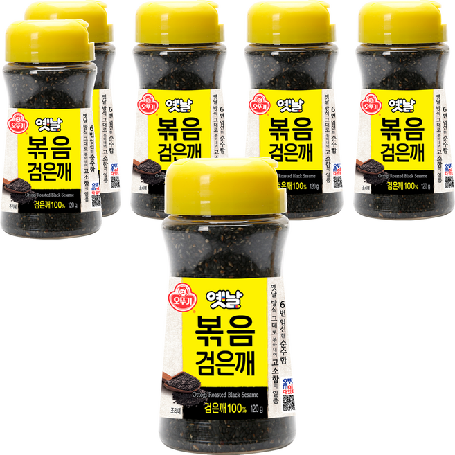 오뚜기옛날 볶음 검은깨, 120g, 6개