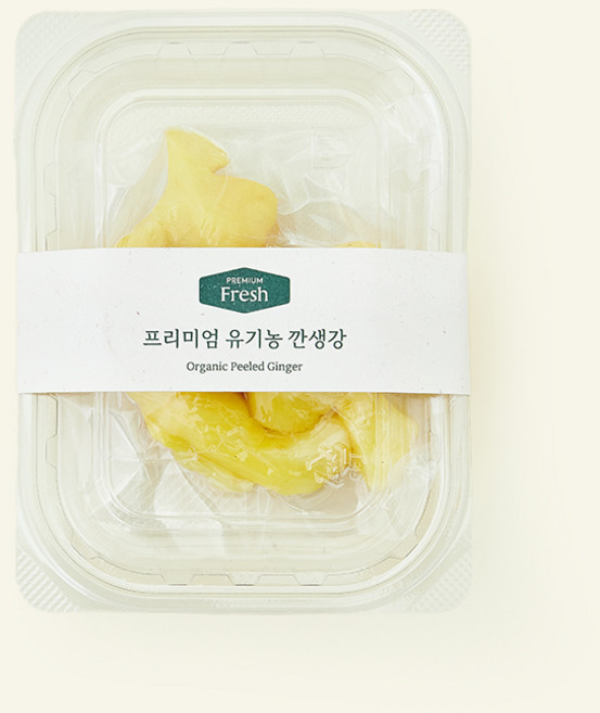프리미엄 유기농 깐생강, 1개, 100g