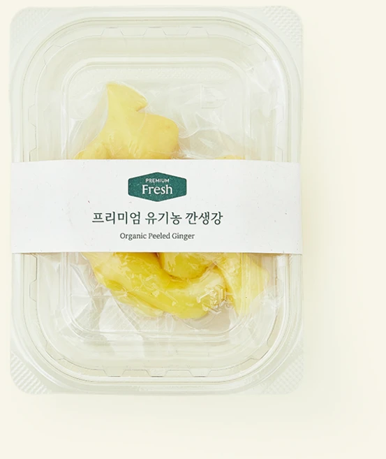 프리미엄 유기농 깐생강, 1개, 100g - 쿠팡