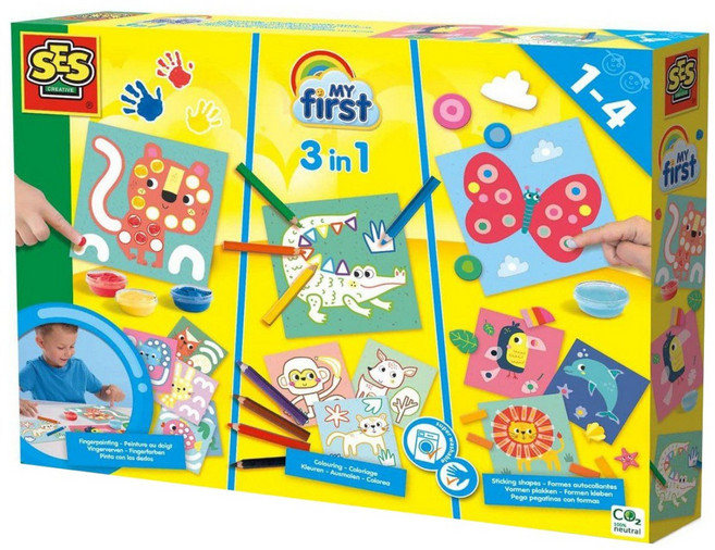 SES 益智創意玩具 幼兒DIY系列 #14489, 多色, 1組