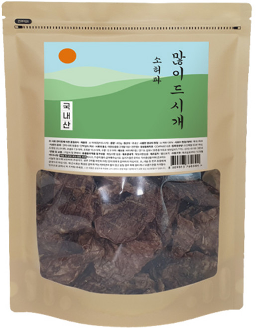 바이케이알 많이드시개 대용량 수제 간식, 소허파, 180g, 1개