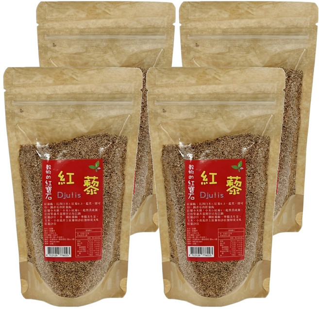 池上鄉農會 脫殼紅藜, 250g, 4包