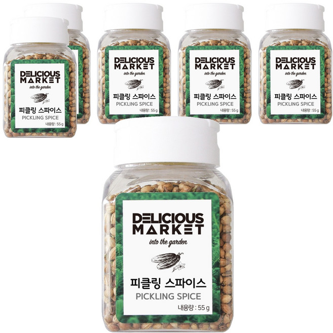 목화 피클링스파이스, 55g, 6개