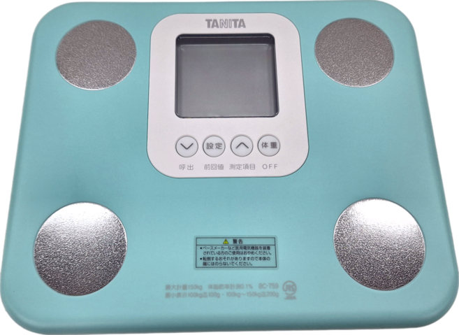 TANITA 塔尼達 七合一體組成計 日本製, 土耳其藍, 1個, BC-759