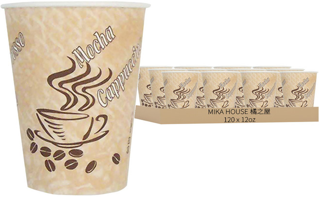 MIKA HOUSE 橘之屋 專業用咖啡杯 12oz, 20個, 6組
