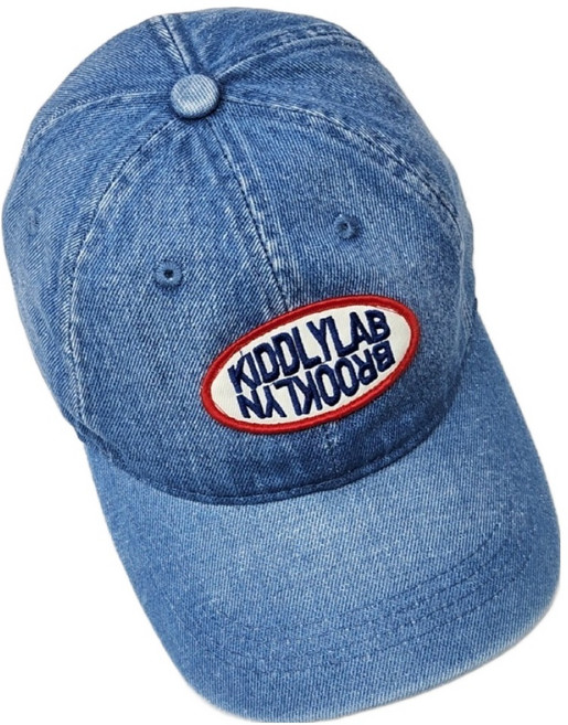 키들리 아이 성인 착용가능 K LAB 데님 패치 캡
