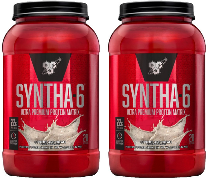 신타6 프로틴 파우더 쿠키앤크림맛 28회분, 1.32kg, 2개