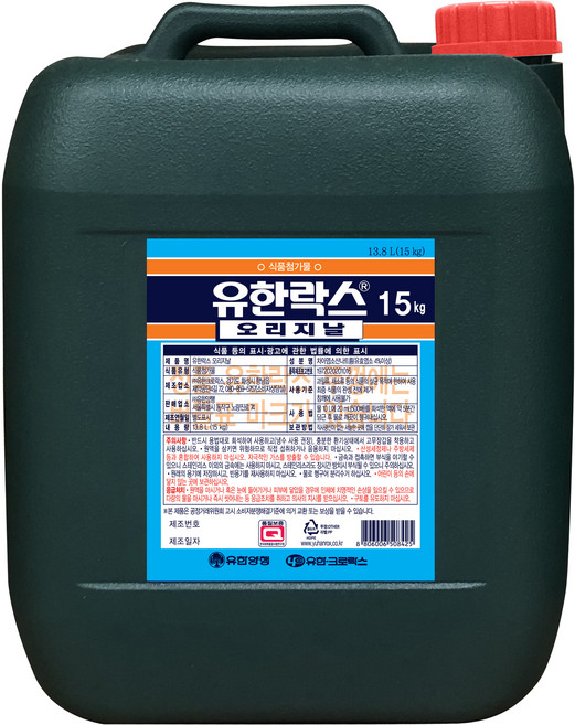 유한락스 오리지날, 15kg, 1개