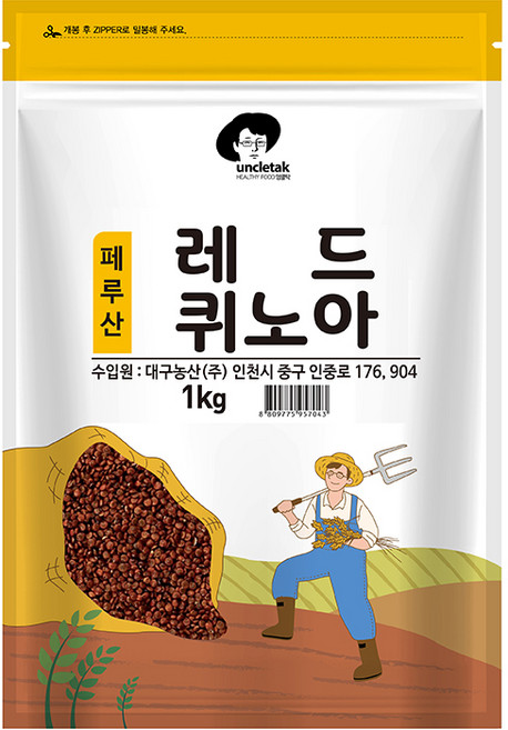 엉클탁 레드 퀴노아, 1kg, 1개
