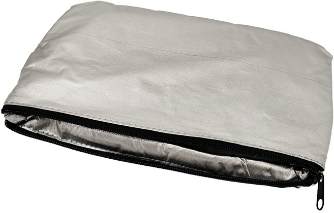 SiNYi 新翊 機車防護罩 雙邊束繩扣防強風吹走, Reflective Silver