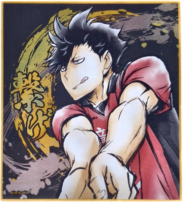 Haikyu 排球少年!! 激鬥!!閃亮色紙 黑尾鐵朗 (再版), 1色, 1個