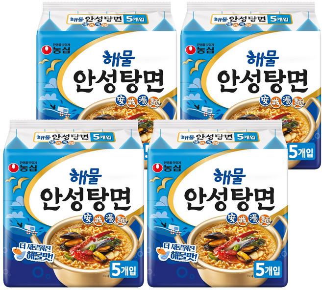 안성탕면 해물맛 112g, 20개