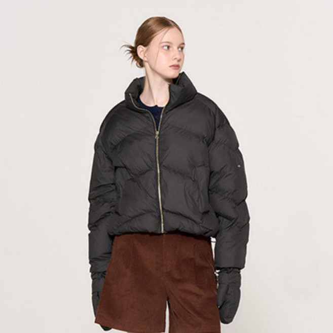 제너럴아이디어 여성용 글러브 + 오버핏 숏 푸퍼 세트 WBD3L07501