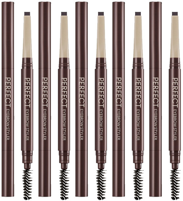 미샤 퍼펙트 아이브로우 스타일러 오토펜슬 0.15g, 레드브라운, 5개