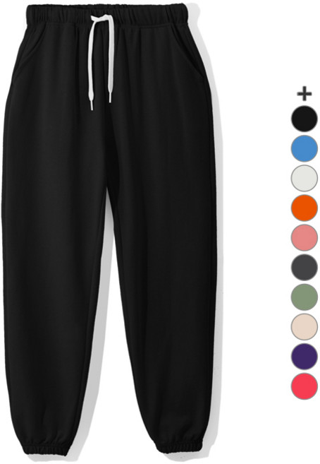 엠엔씨 남녀공용 빅사이즈 데일리 트레이닝 조거 밴딩 바지 MDLP689BM