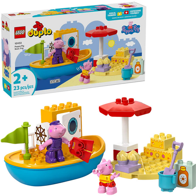 LEGO 10432 佩佩豬的乘船之旅 Peppa Pig Boat Trip, 1盒