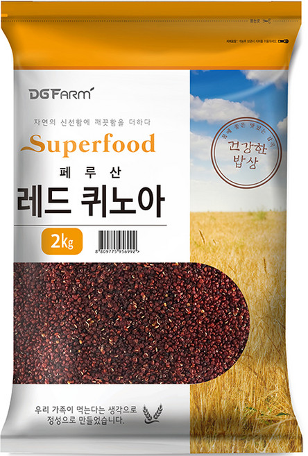 건강한밥상 레드 퀴노아, 2kg, 1개