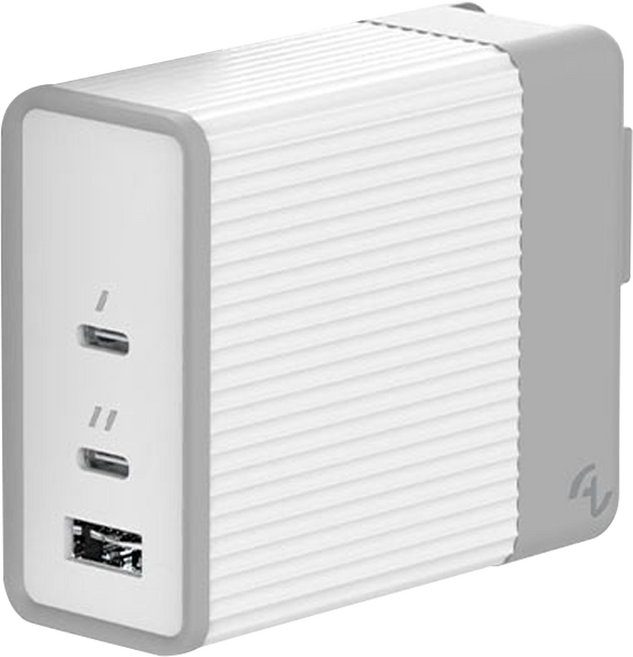 ALLite 140W PD3.1 氮化鎵急速快充頭 A3, 白色 + 灰色, 1個