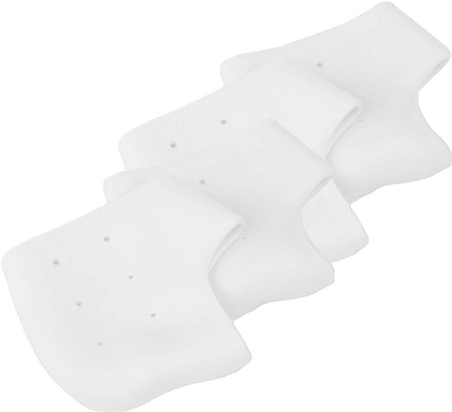 코모스코 발관리 실리콘 뒷꿈치 패드 화이트, 60g, 2개, 2개입